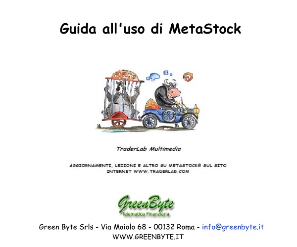 Copertina della guida all'uso di MetaStock